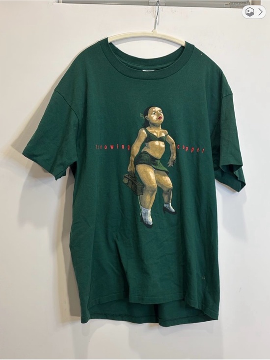 Anvil Other - Vintage 1995 Live Throwing Copper Summer Tour Shirt XL Green Anvil Single Stitch